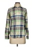 J.Crew 100% Cotton Plaid Green Long Sleeve Button-Down Shirt Size 0 - photo 1