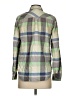 J.Crew 100% Cotton Plaid Green Long Sleeve Button-Down Shirt Size 0 - photo 2