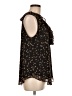 Rebecca Minkoff 100% Polyester Black Sleeveless Blouse Size M - photo 4