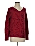 Athleta Paisley Burgundy Pullover Sweater Size S - photo 1