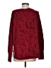 Athleta Paisley Burgundy Pullover Sweater Size S - photo 2