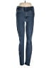 Mother Chevron-herringbone Blue Jeans Size 26 waist - photo 1