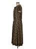 Talbots Animal Print Brown Casual Dress Size M - photo 5
