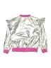 LOL Surprise 100% Polyester Metallic Silver Jacket Size 10 - photo 2