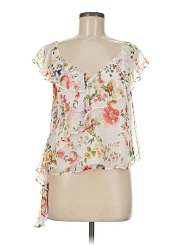 Alice + Olivia Sleeveless Silk Top (view 1)