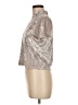 Acemi Metallic Silver Short Sleeve Turtleneck Size M - photo 5
