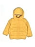 The Children's Place 100% Polyester Solid Yellow Snow Jacket Size 4T - photo 1