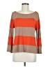 J.Crew Color Block Orange Pullover Sweater Size M - photo 1