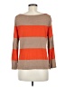J.Crew Color Block Orange Pullover Sweater Size M - photo 2