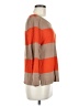 J.Crew Color Block Orange Pullover Sweater Size M - photo 4