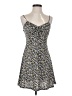 7 Days Animal Print Blue Casual Dress Size S - photo 1