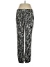 Dynamite 100% Polyester Animal Print Silver Black Casual Pants Size 4 - photo 1