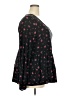 Torrid Black Long Sleeve Blouse Size 2X Plus (2) - photo 4