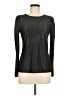 Express Outlet Metallic Silver Long Sleeve Top Size M - photo 1