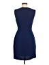 BCBGMAXAZRIA 100% Polyester Solid Blue Cocktail Dress Size 6 - photo 2