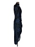 Saylor Animal Print Blue Cocktail Dress Size M - photo 4