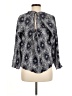 Roxy 100% Viscose Gray Long Sleeve Blouse Size M - photo 2