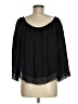Maven West 100% Cupro Black 3/4 Sleeve Blouse Size M - photo 2