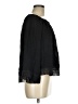 Maven West 100% Cupro Black 3/4 Sleeve Blouse Size M - photo 4