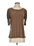 Diana Belle Brown Short Sleeve Top Size S - photo 1