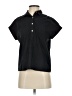 Woolrich 100% Cotton Black Short Sleeve Blouse Size XS - photo 1