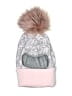 Assorted Brands Gray Pink Beanie One size - photo 1