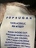 POPSUGAR 100% Acrylic Pink Pullover Sweater Size XXL - photo 8