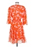 Taylor 100% Polyester Tropical Orange Cocktail Dress Size S (estimated) - photo 2