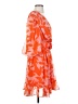 Taylor 100% Polyester Tropical Orange Cocktail Dress Size S (estimated) - photo 4