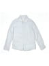 Zara 100% Cotton Solid Silver Long Sleeve Button-Down Shirt Size 8 - photo 1