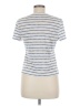 Assorted Brands Stripes Ivory Short Sleeve Henley Size M - photo 2