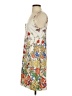 Unbranded 100% Polyester Print Ivory Casual Dress Size S - photo 5