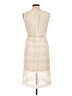Soieblu 100% Polyester Ivory Cocktail Dress Size L - photo 2