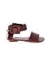 ELF Burgundy Brown Sandals Size 9 1/2 - photo 1