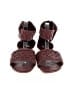 ELF Burgundy Brown Sandals Size 9 1/2 - photo 2