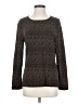 Jacqueline Riu Brown Long Sleeve Top Size 4 - photo 1