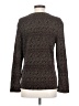 Jacqueline Riu Brown Long Sleeve Top Size 4 - photo 2
