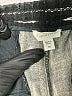 Garnet Hill 100% Linen Print Black Shorts Size 00 - photo 3