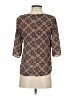 Darling 100% Polyester Brown 3/4 Sleeve Blouse Size XS - photo 2