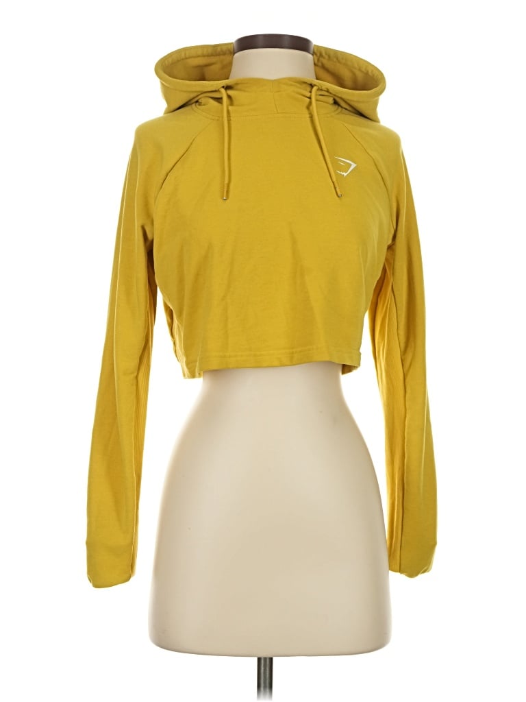 Pre-owned Gymshark Sweatshirt In Yellow