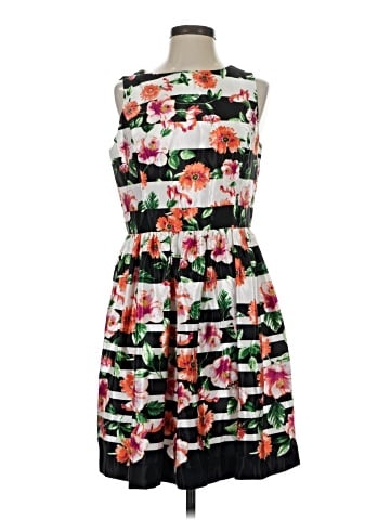 Red Saks Fifth Avenue Cocktail Dress (view 1)