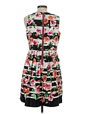 Red Saks Fifth Avenue Cocktail Dress (view 2)