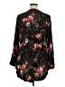Torrid Floral Black Long Sleeve Blouse Size 1X Plus (1) - photo 2