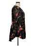 Torrid Floral Black Long Sleeve Blouse Size 1X Plus (1) - photo 4