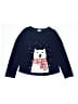 Lands' End 100% Polyester Blue Pullover Sweater Size 12 - photo 1