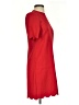 H&M Solid Red Casual Dress Size XS - photo 4