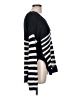 Alya Stripes Black Pullover Sweater Size L - photo 4