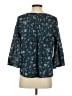 J.Jill Teal 3/4 Sleeve Blouse Size XS - photo 2
