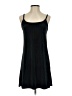 colsie Solid Black Casual Dress Size XS - photo 1