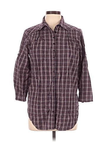 Ninety 3/4 Sleeve Button-Down Shirt (view 1)